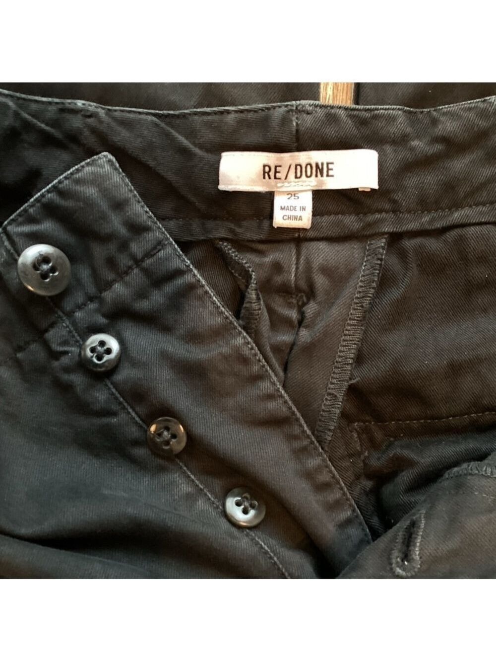 Re/Done 90s Loose Straight Leg Trousers Size 25 - Picture 7 of 7
